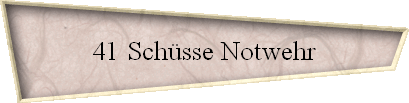 41 Sch�sse Notwehr